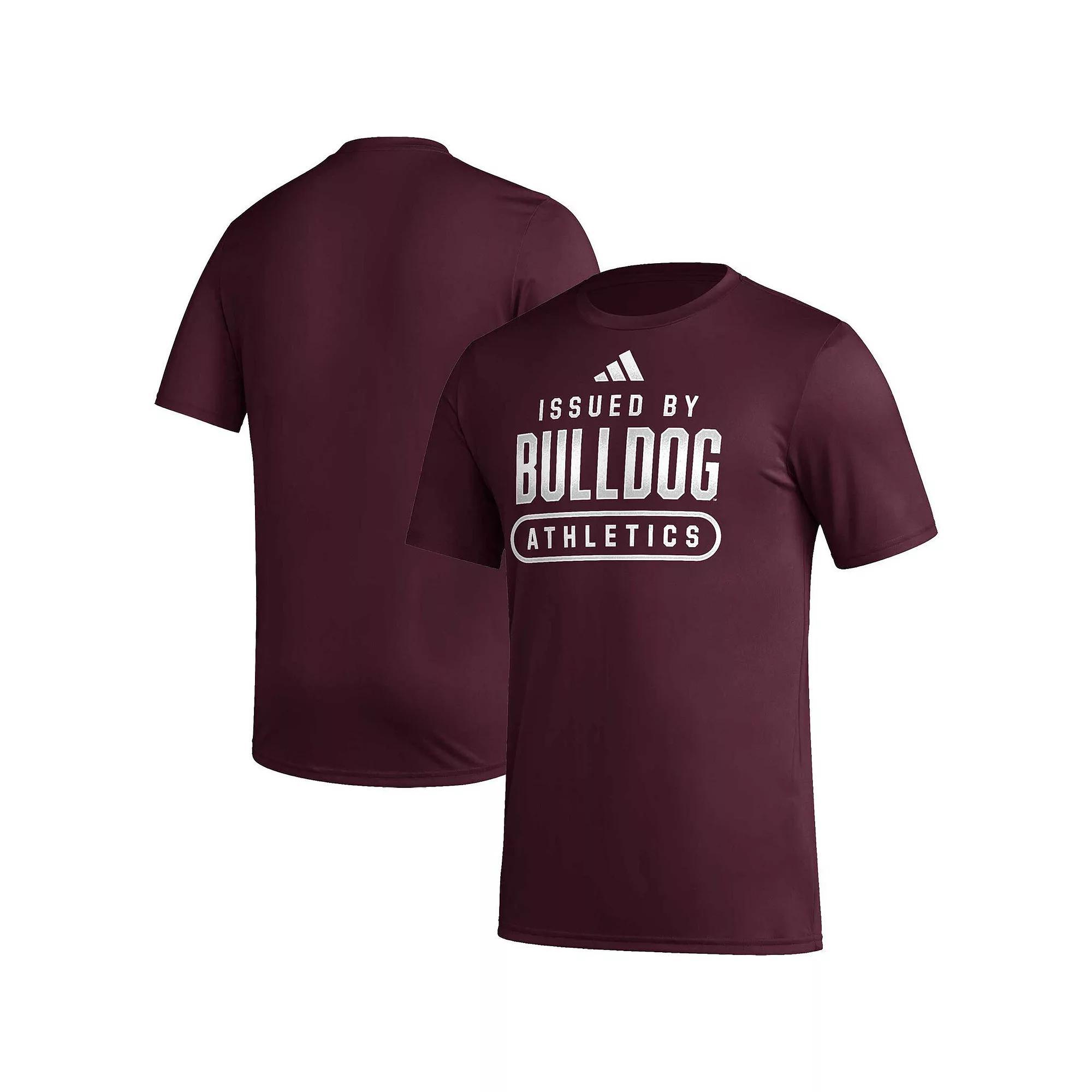 Men's adidas Maroon Mississippi State Bulldogs Sideline AEROREADY Pregame T-Shirt, Size: Large, Mst Red Product Image