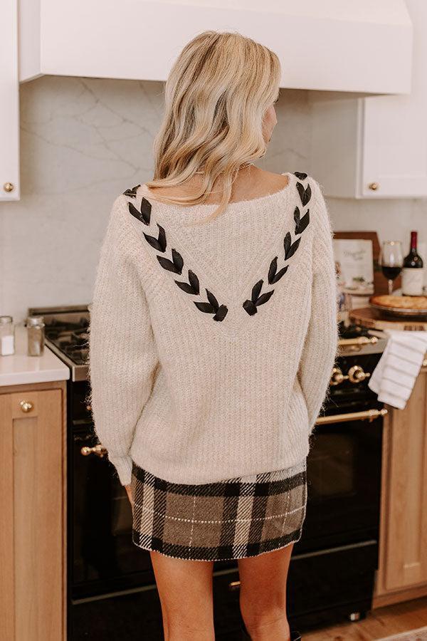 Soft Smile Knit Sweater Top Product Image