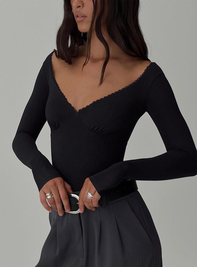 Loveydove Bodysuit Black Tall Product Image