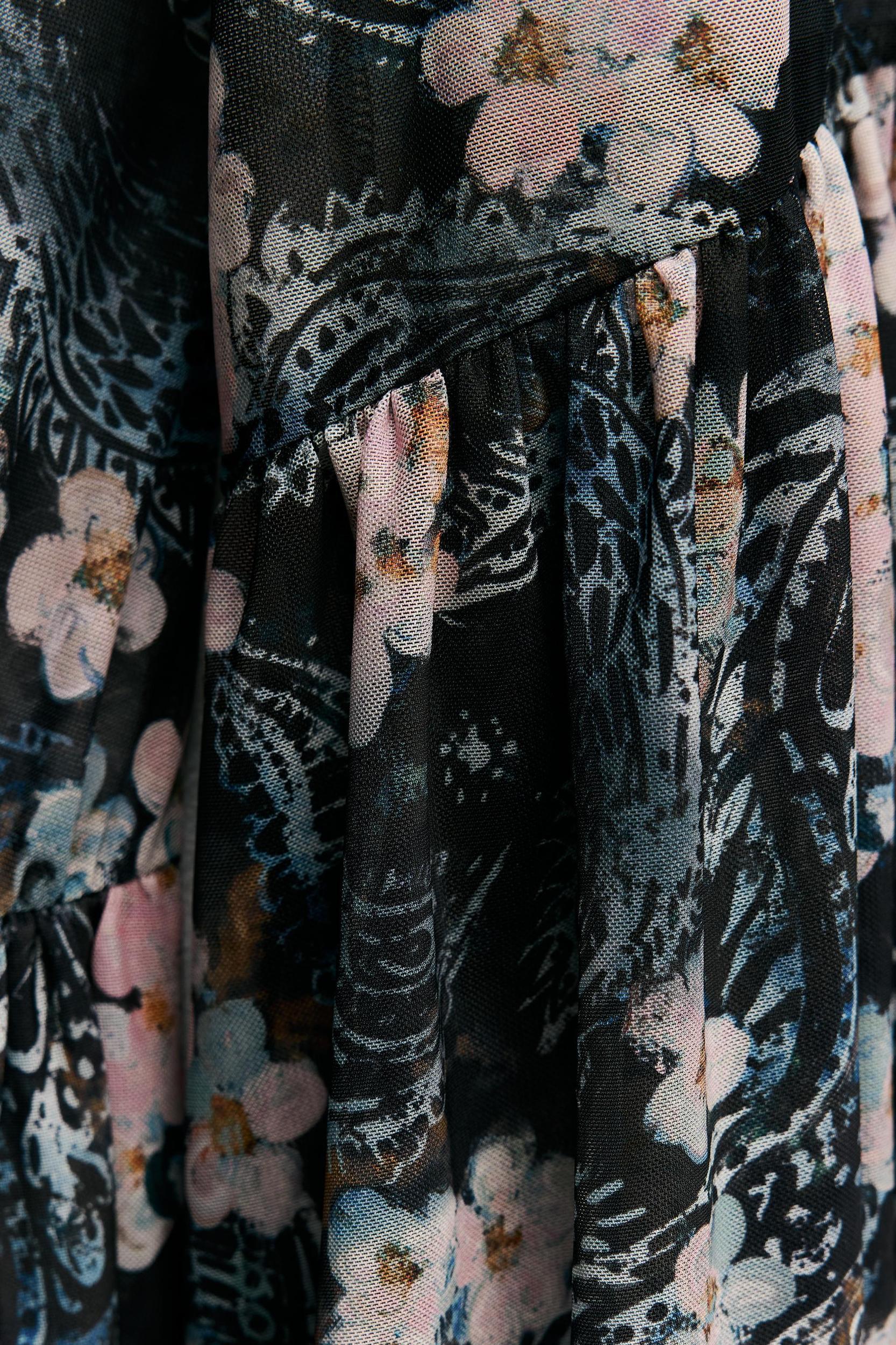 PRINTED TULLE BLOUSE Product Image
