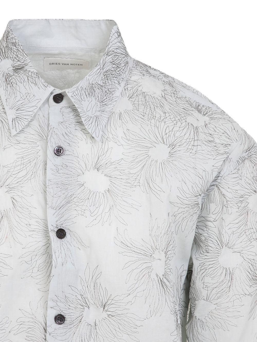 DRIES VAN NOTEN Shirt In White Product Image
