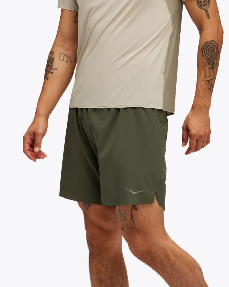 HOKA Men's Glide 7" Short 2in1 in Outer Space, Size Large Product Image