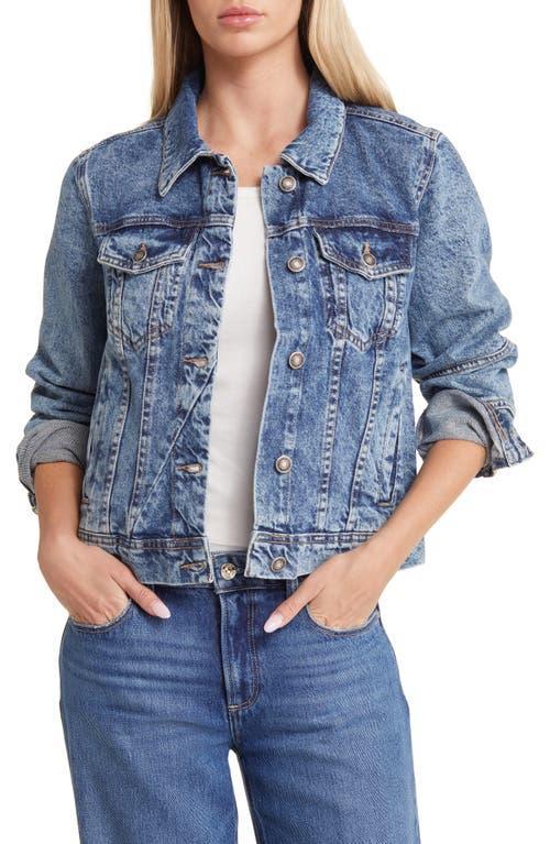 Free People Rumors Denim Jacket Black XS Product Image