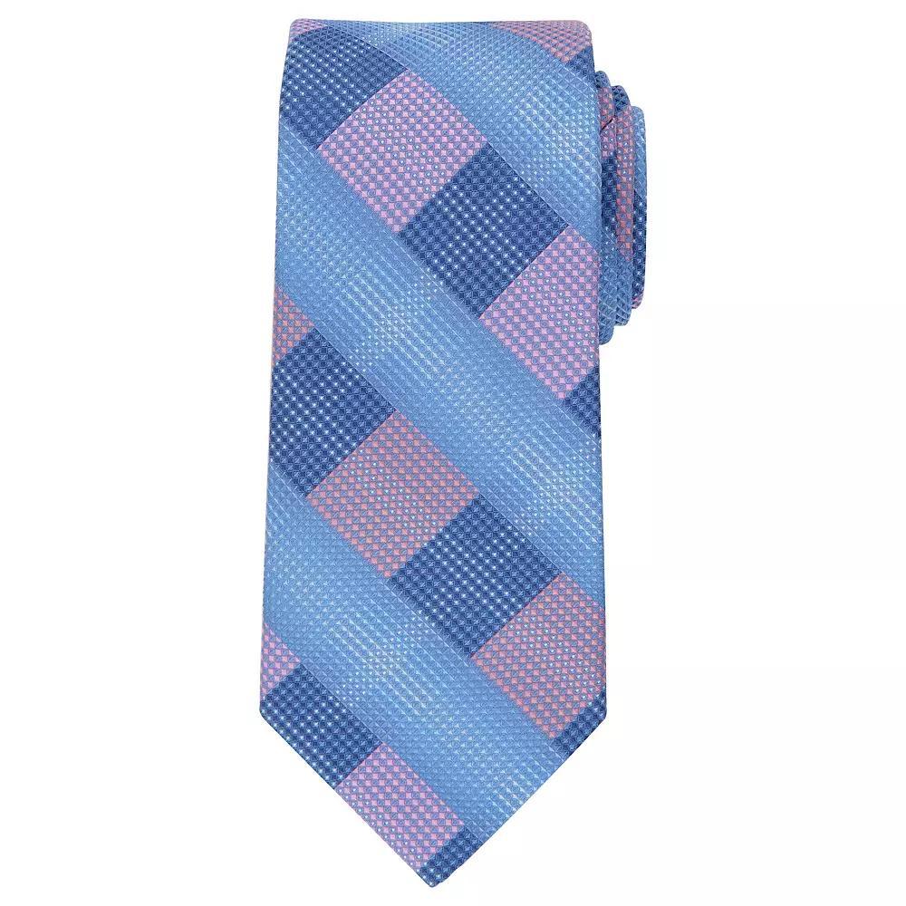 Men's Bespoke Patterned Tie, Black Kroll Product Image