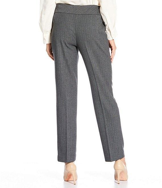 Investments Stripe PARK AVE fit Stretch Straight Leg Pants Product Image