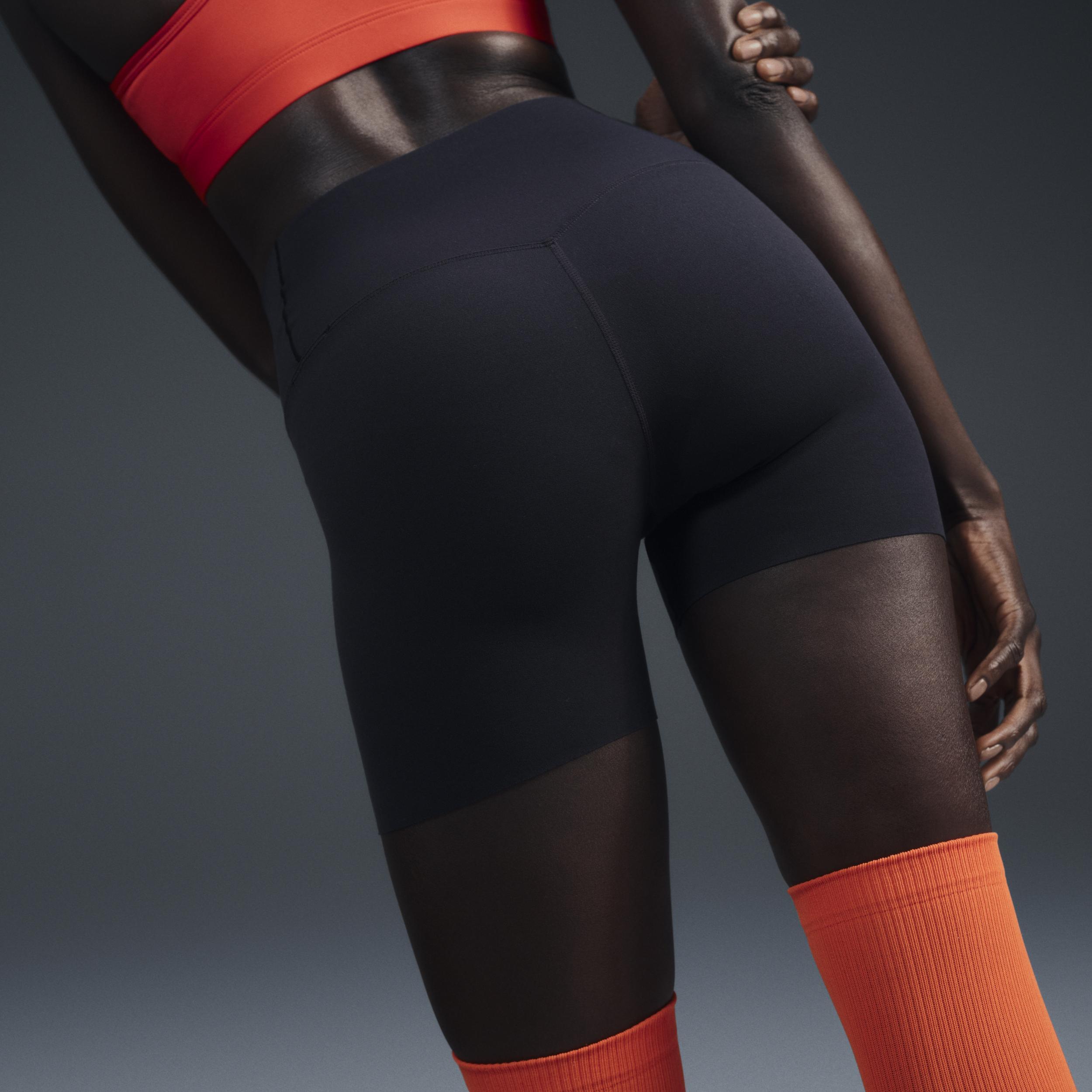 Nike Women's Zenvy Gentle-Support High-Waisted 5" Biker Shorts Product Image