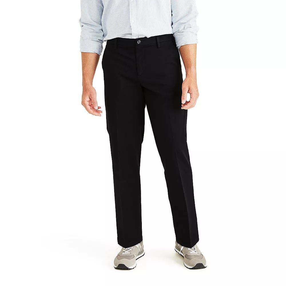 Big & Tall Dockers® Smart 360 FLEX Classic-Fit Workday Khaki Pants, Men's, Size: 44X34, Black Product Image
