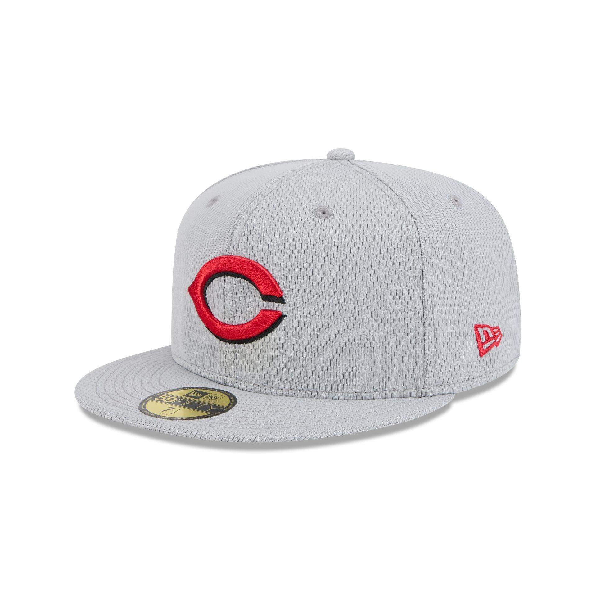 Cincinnati Reds 2025 Clubhouse Gray 59FIFTY Fitted Hat Male Product Image