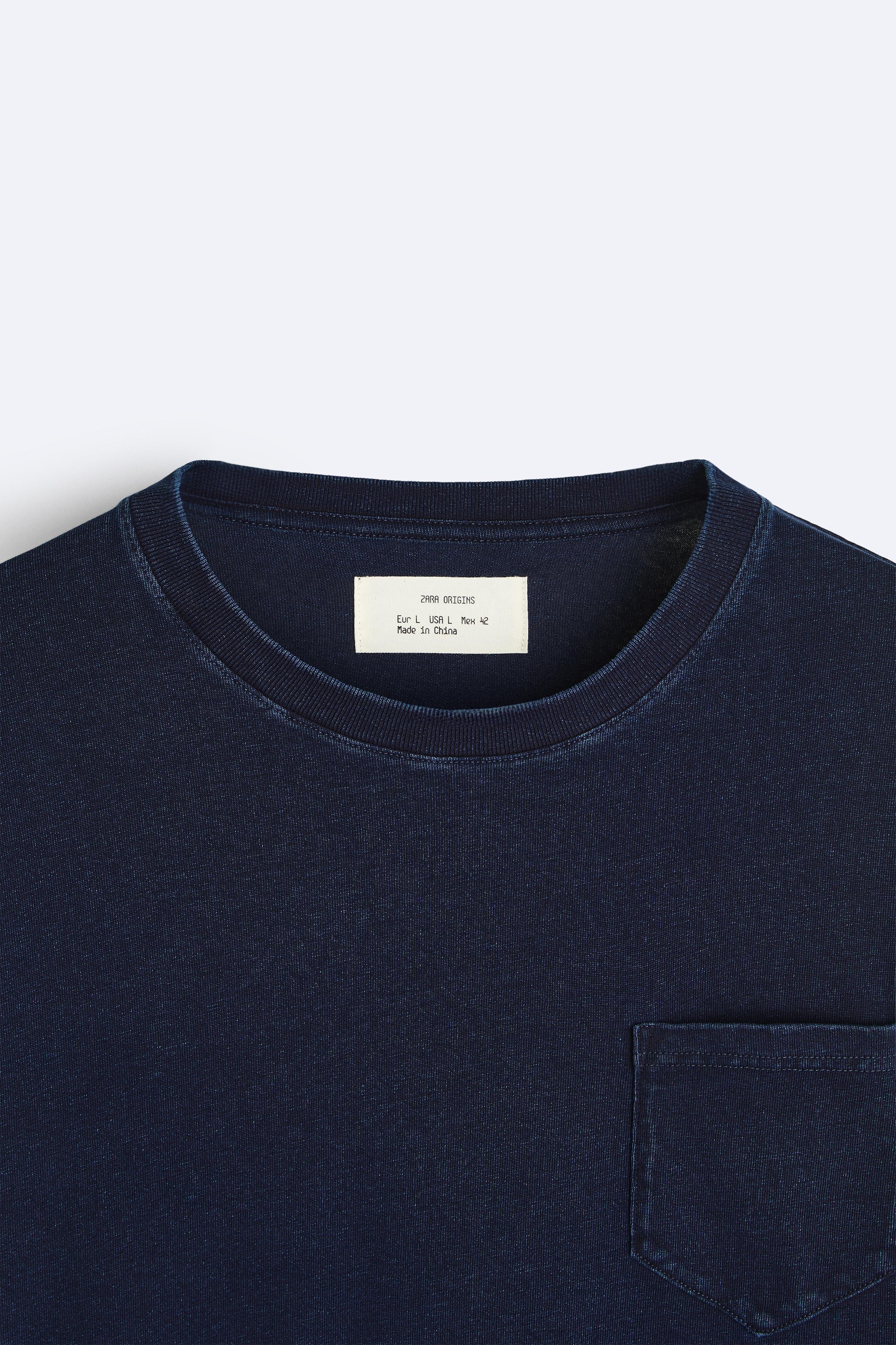 INDIGO COTTON T-SHIRT Product Image