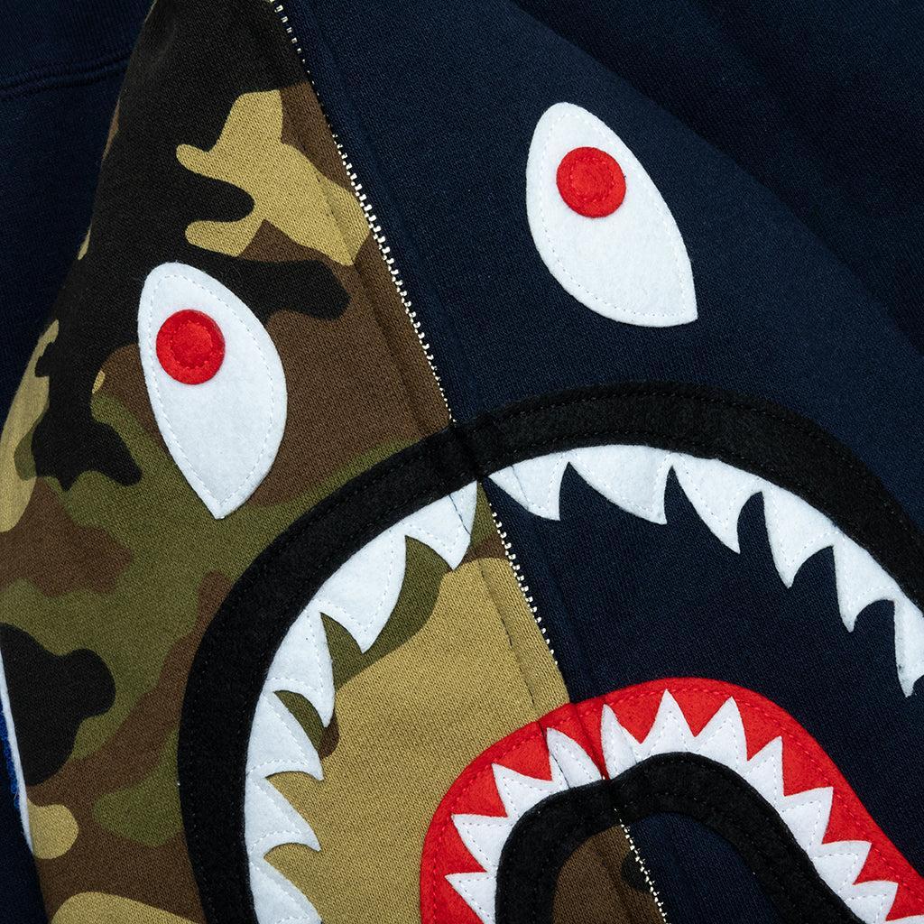 1st Shark Full Zip Hoodie - Navy Male Product Image