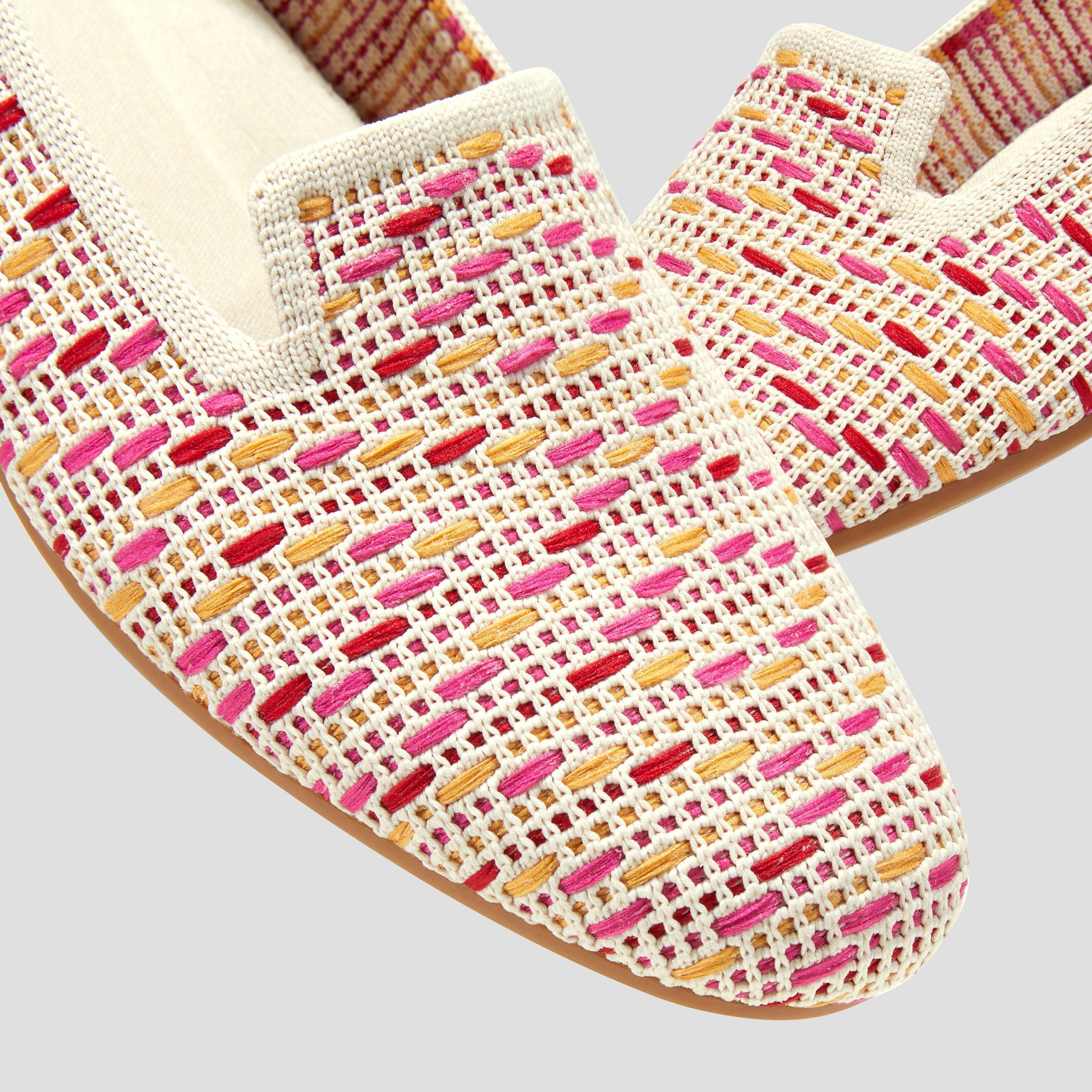 Round-Toe Woven Knit Loafer (Audrey) Product Image