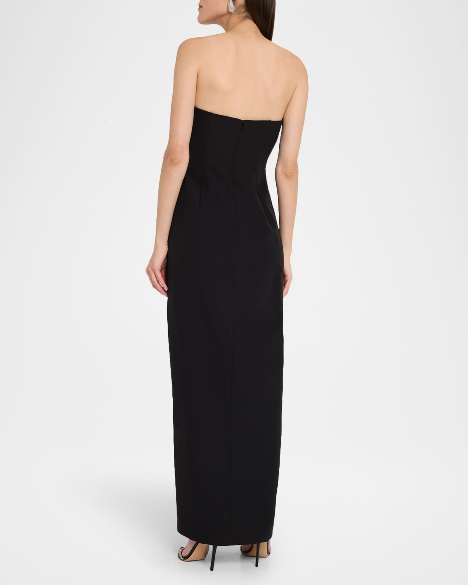 Strapless Crystal-Embellished Column Gown Product Image