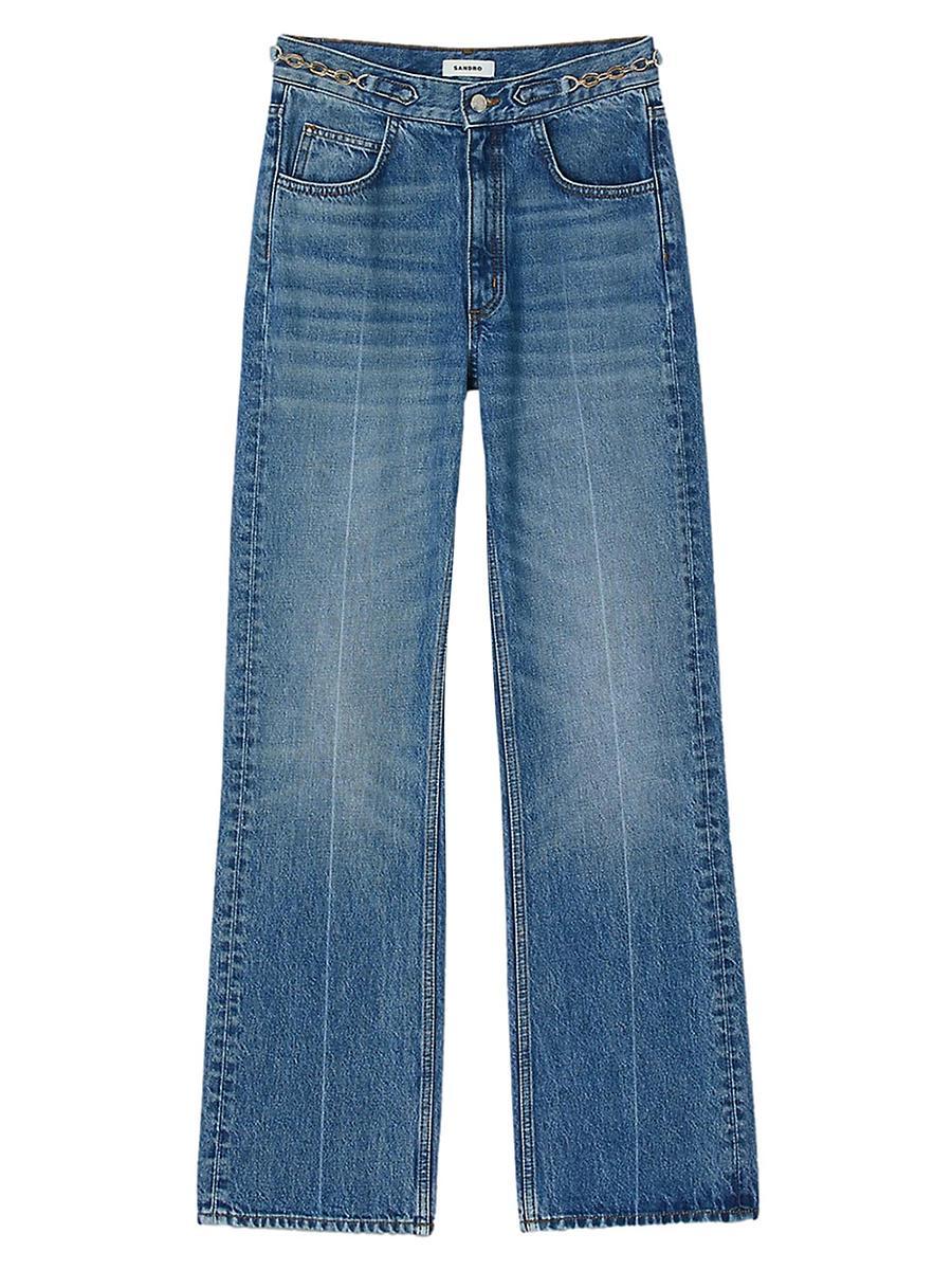 Womens Curb Chain Jeans Product Image