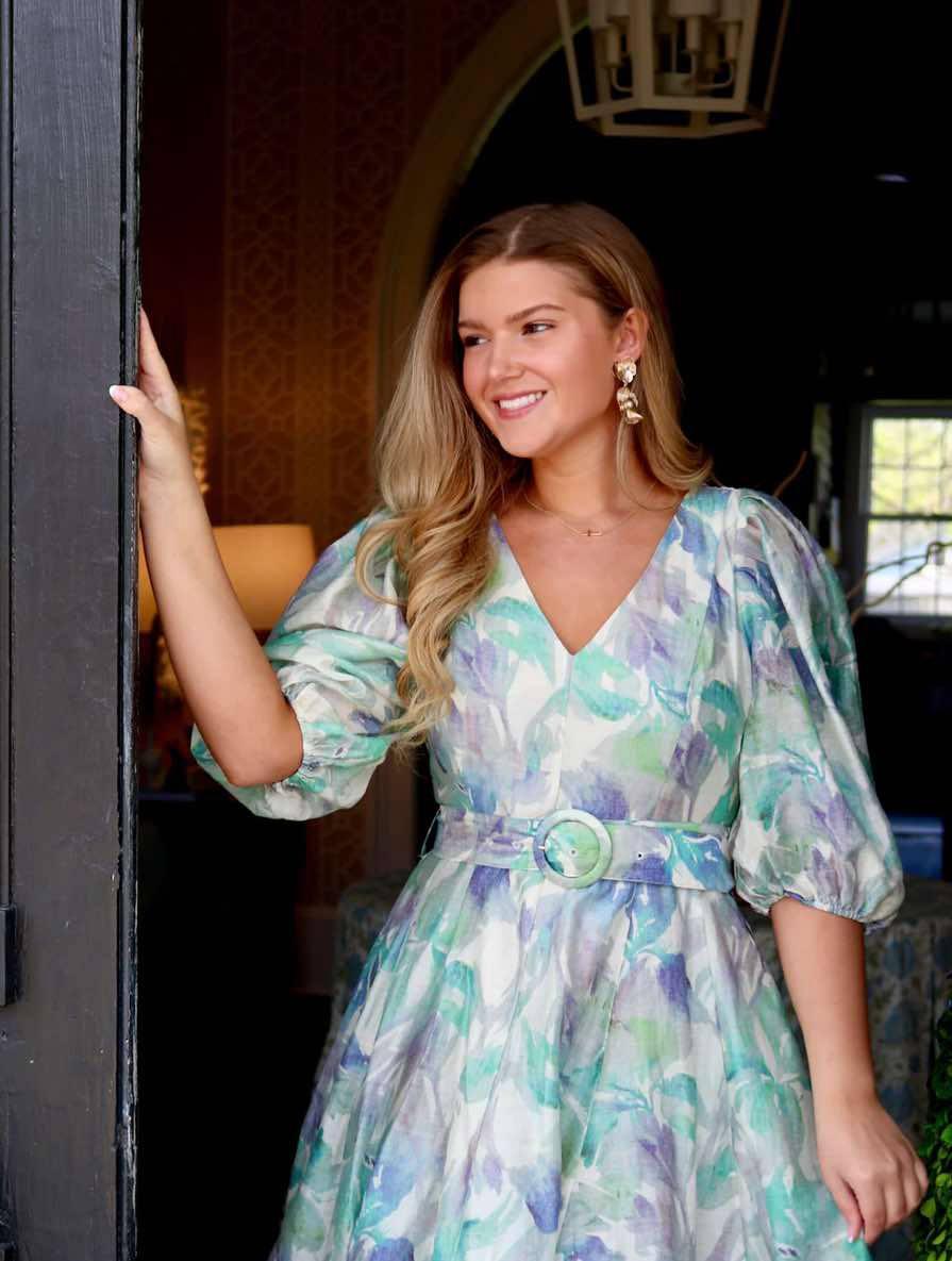 Lucy Paris Alexis Belted Dress Product Image
