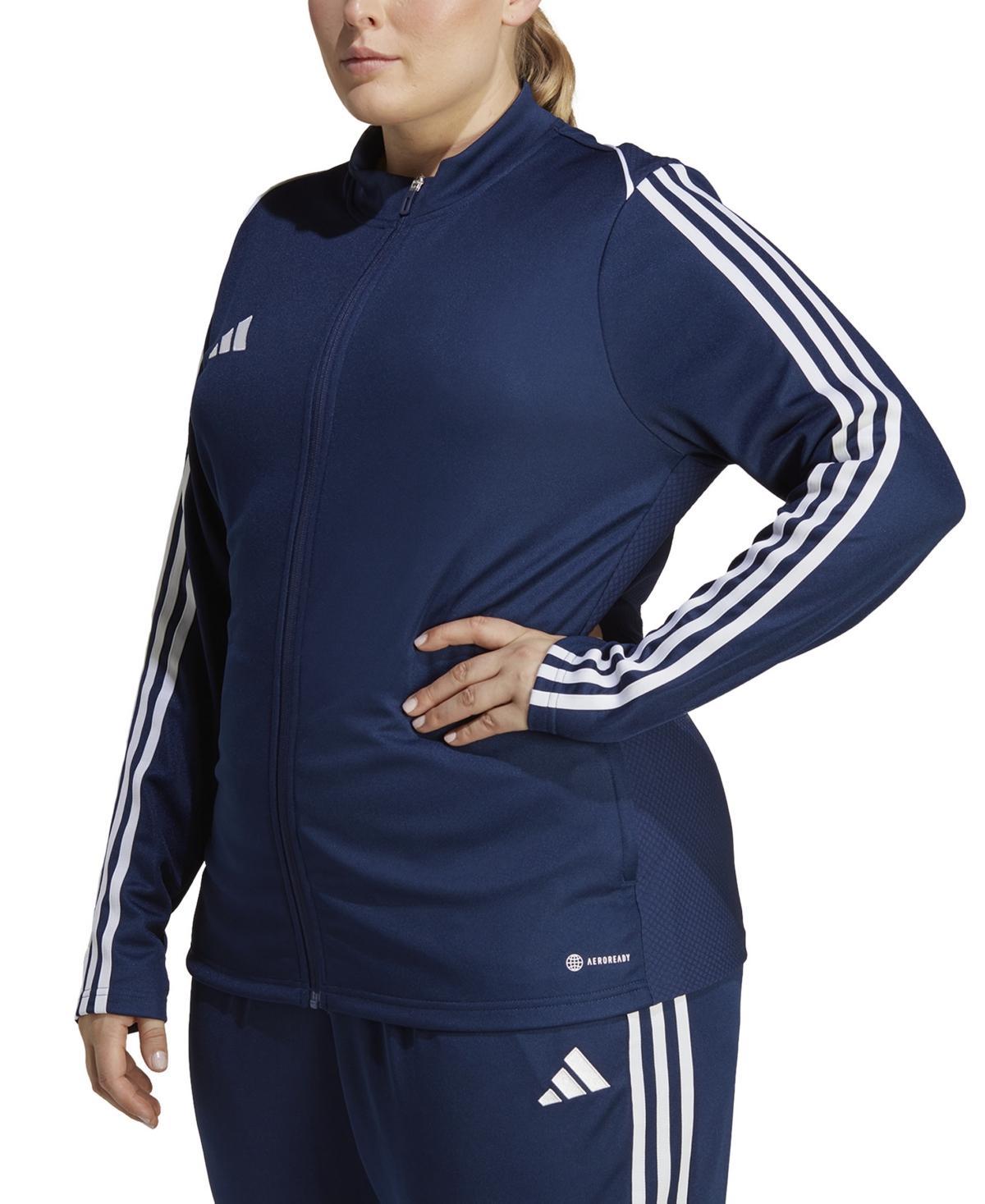 adidas Plus Size Tiro 23 League Training Jacket Women's Clothing Product Image