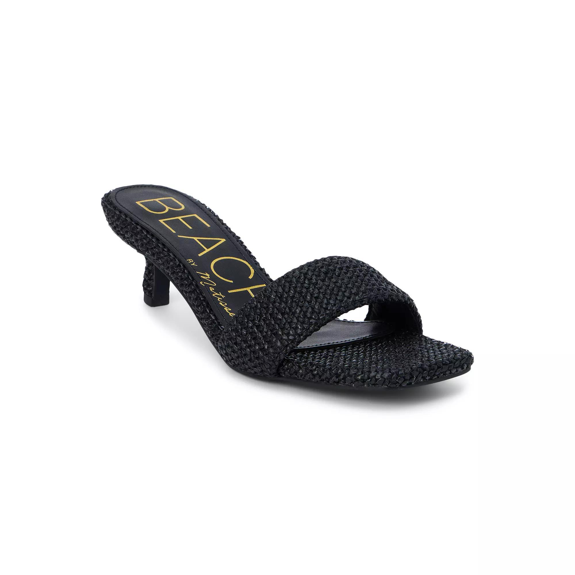 Beach by Matisse Capricorn Women's Heels, Size: 9, Black Product Image
