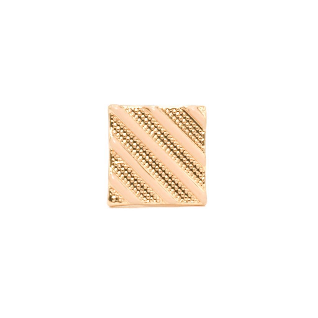 Square Diagonally Striped Cuff Links Product Image