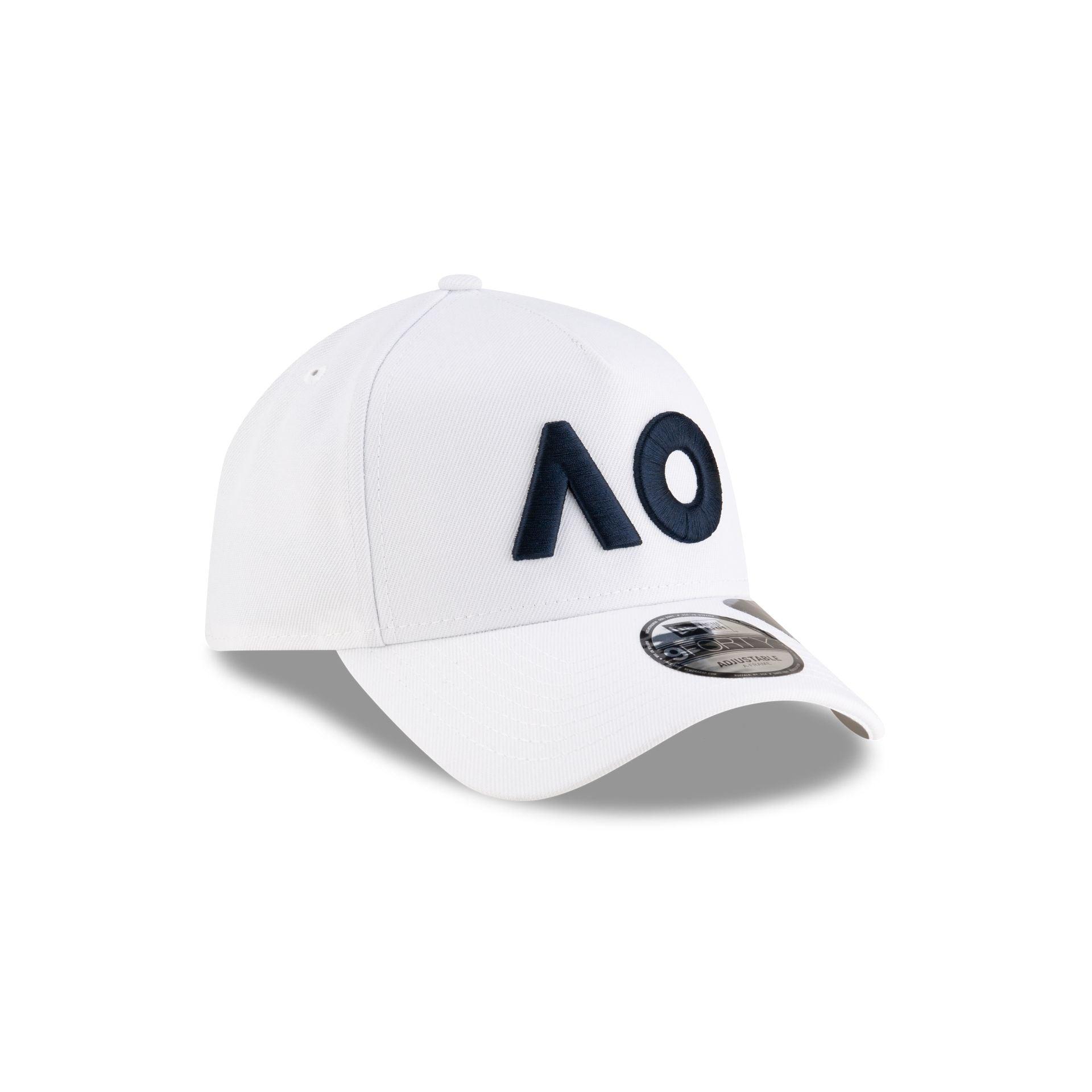2025 Australian Open White 9FORTY A-Frame REPREVE® Adjustable Hat Male Product Image