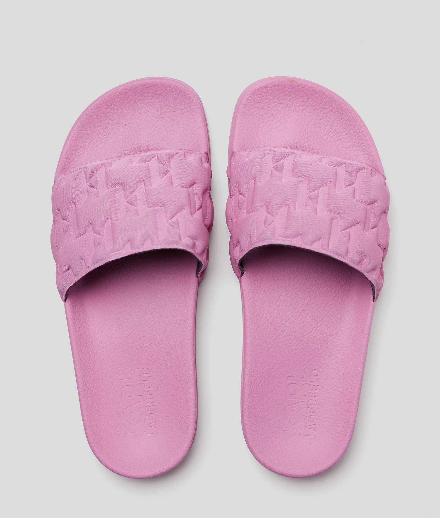 KL MONOGRAM PADDED SANDALS Product Image