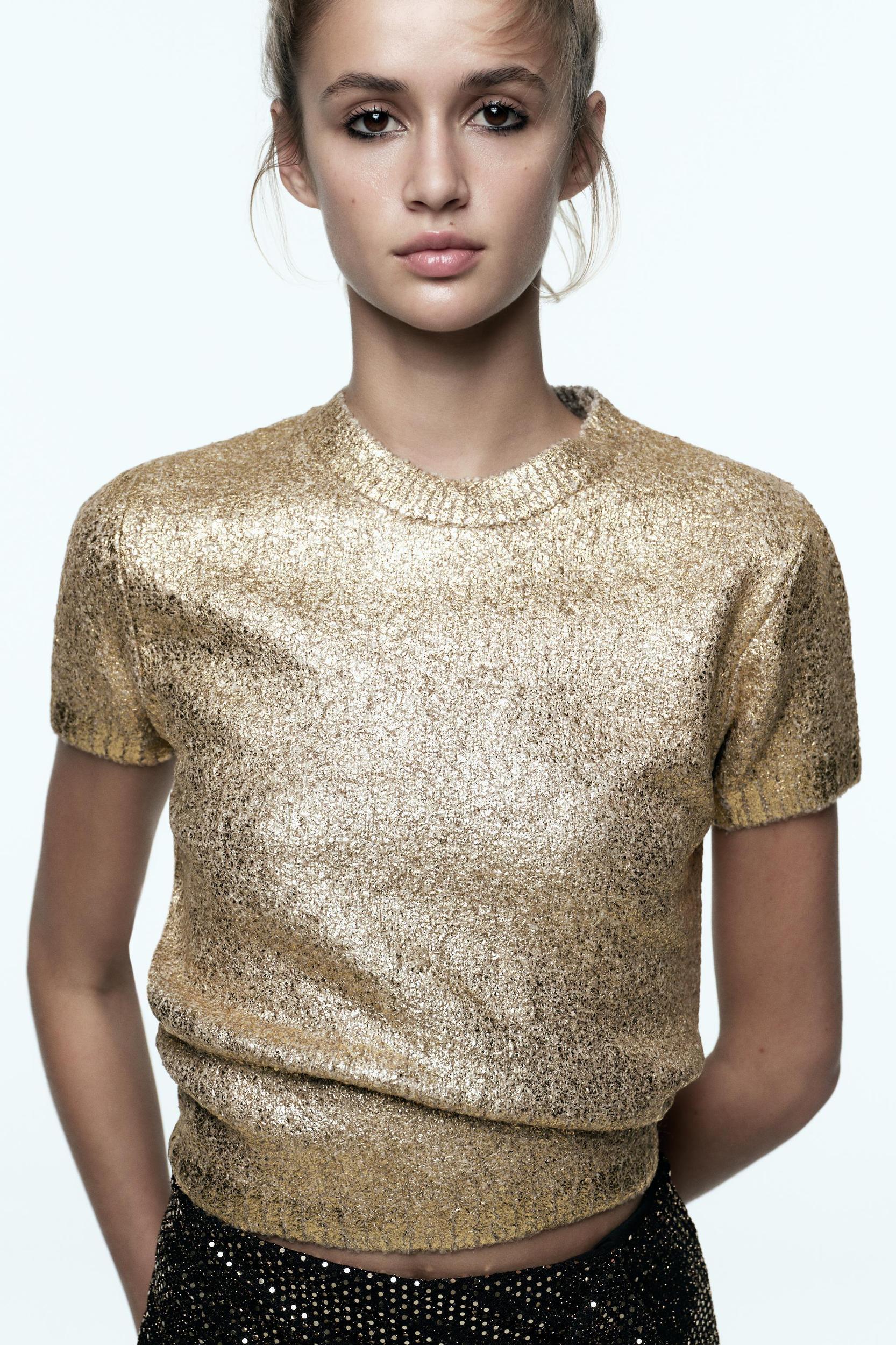 FOIL KNIT SWEATER Product Image