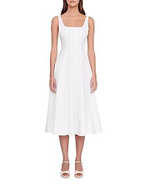 Staud Wells Dress in White Product Image