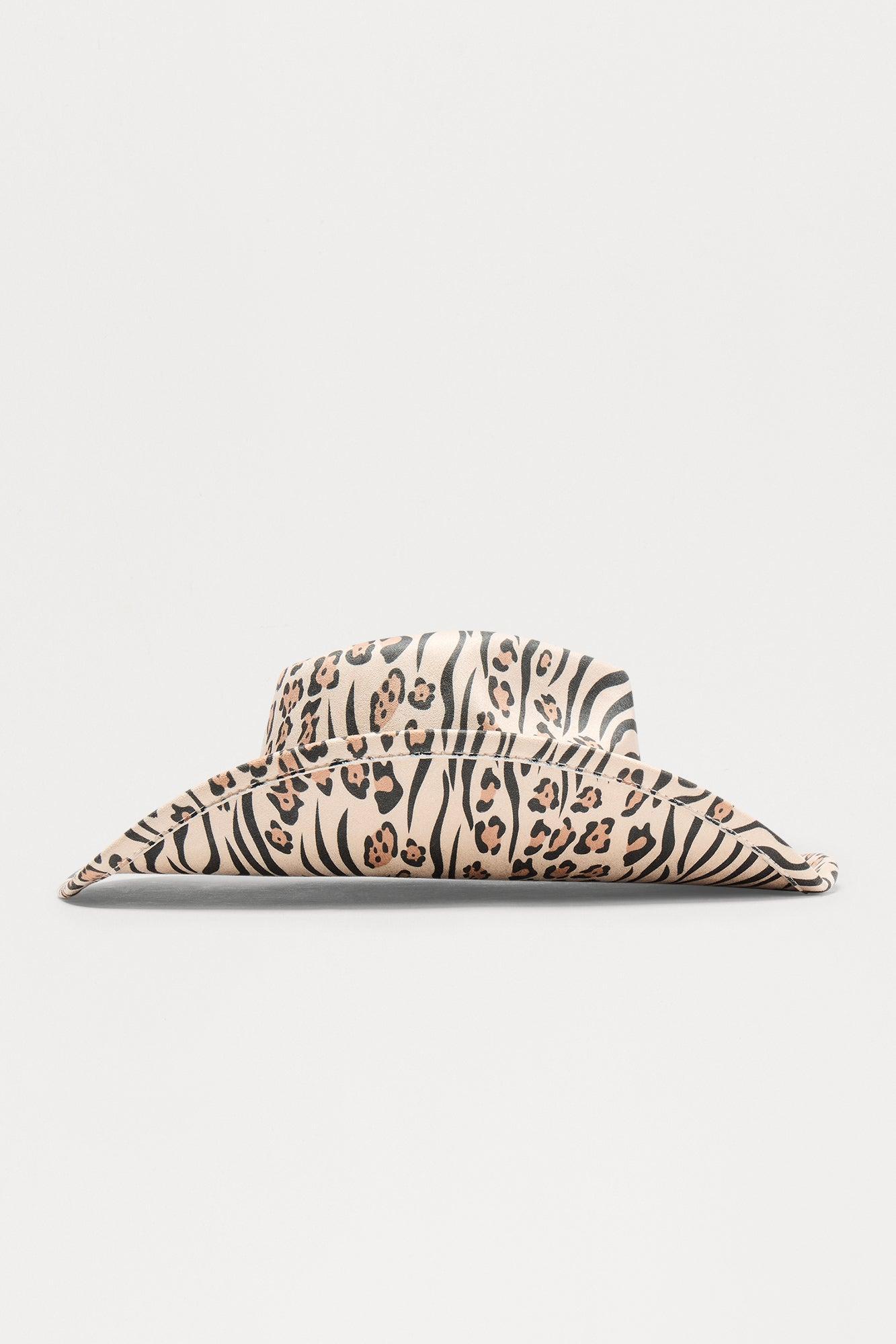 Catch Me If You Can Cowboy Hat - Taupe/combo Female Product Image