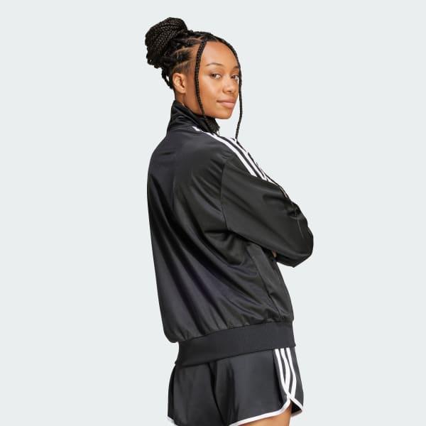 adidas Adicolor Classic Firebird Loose Track Top Black M Womens Product Image