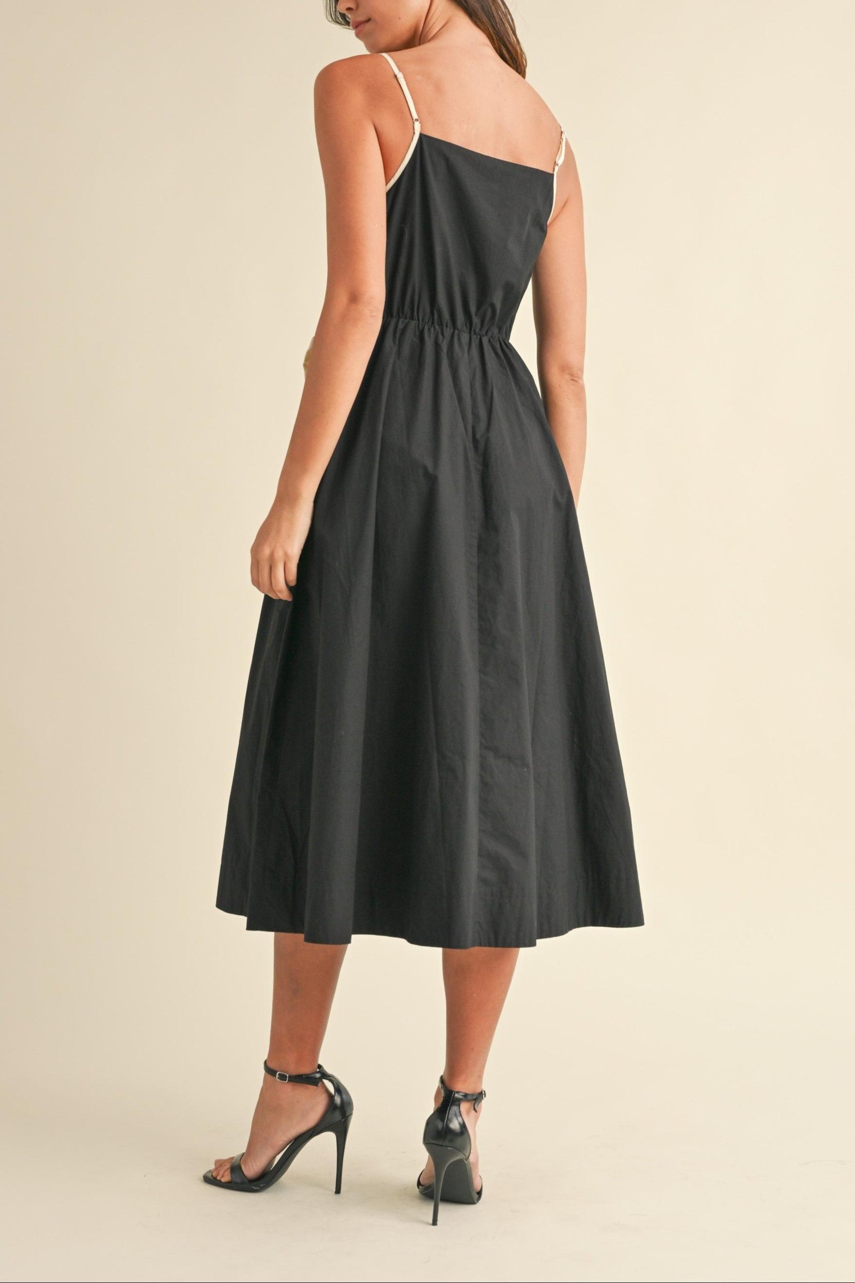 Bow Detail Cami Midi Dress Product Image