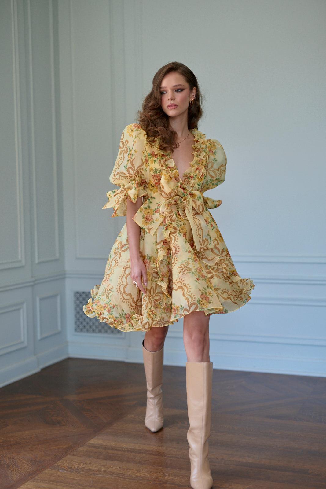 The Cr�me Brulee Marie Dress Product Image