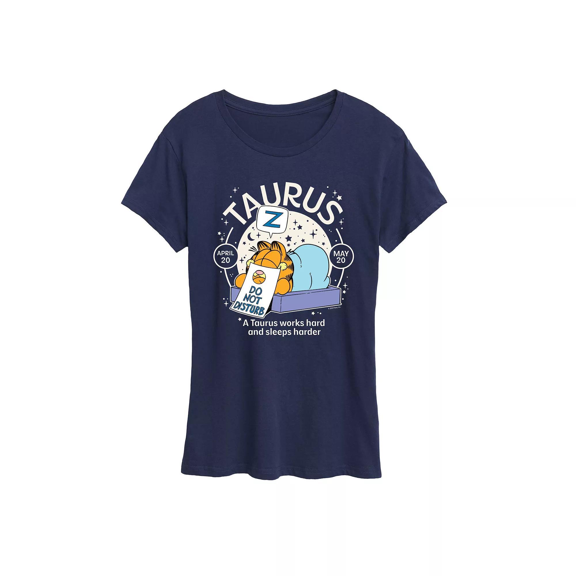 Womens Garfield Taurus Graphic Tee Product Image