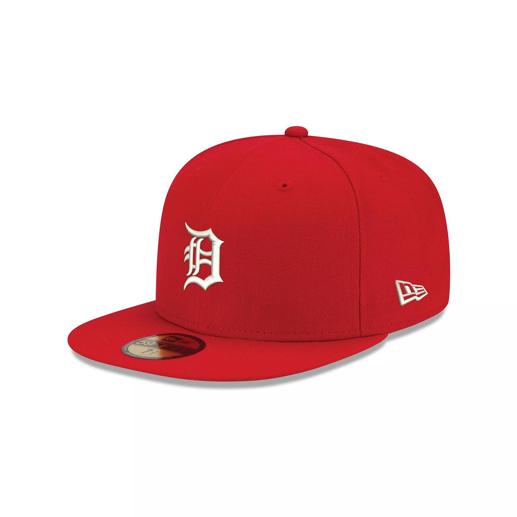 Men's New Era Red Minnesota Twins White Logo 59FIFTY Fitted Hat, Size: 7 3/4 Product Image