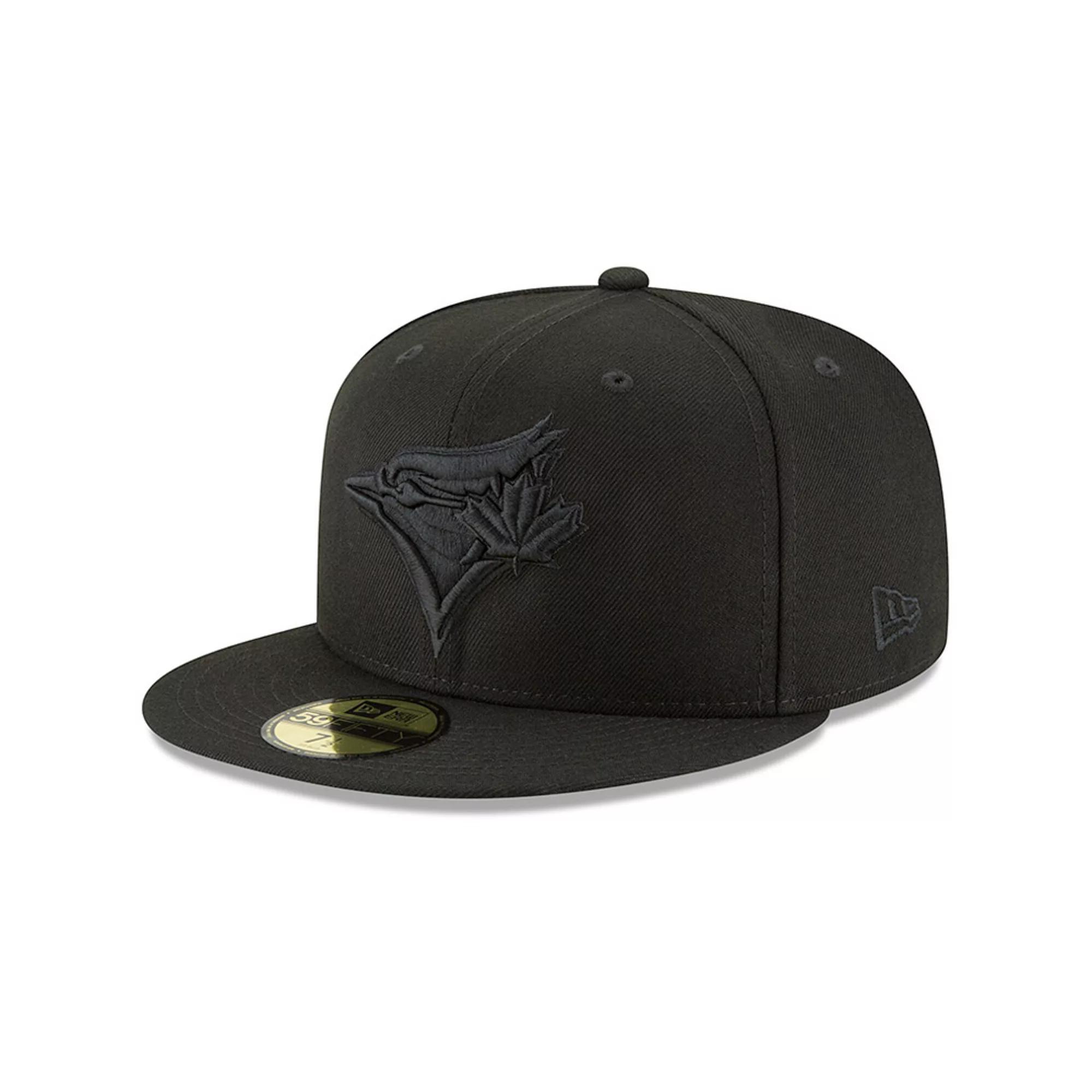 Men's New Era Black Atlanta Braves Primary Logo Basic 59FIFTY Fitted Hat, Size: 7 7/8 Product Image