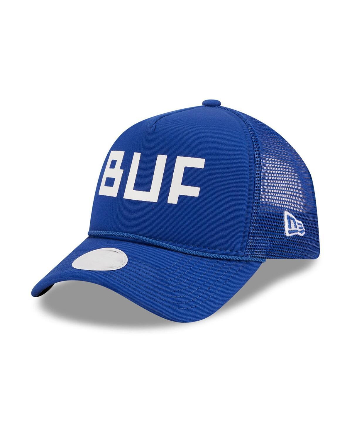 Women's New Era Royal Buffalo Bills McGee Trucker 9FORTY Adjustable Hat, Blue Product Image