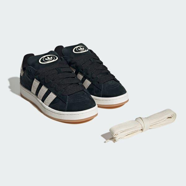 Womens adidas Campus 00s Athletic Shoe - Core Black / Cream White / Gum Product Image