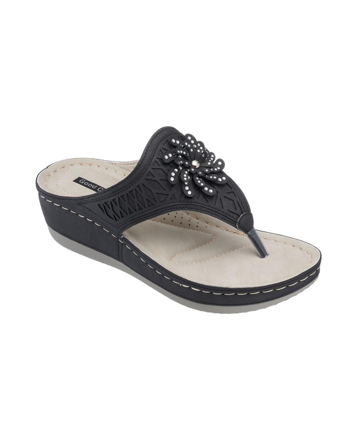 Gc Shoes Allie Floral Wedge Sandal Product Image