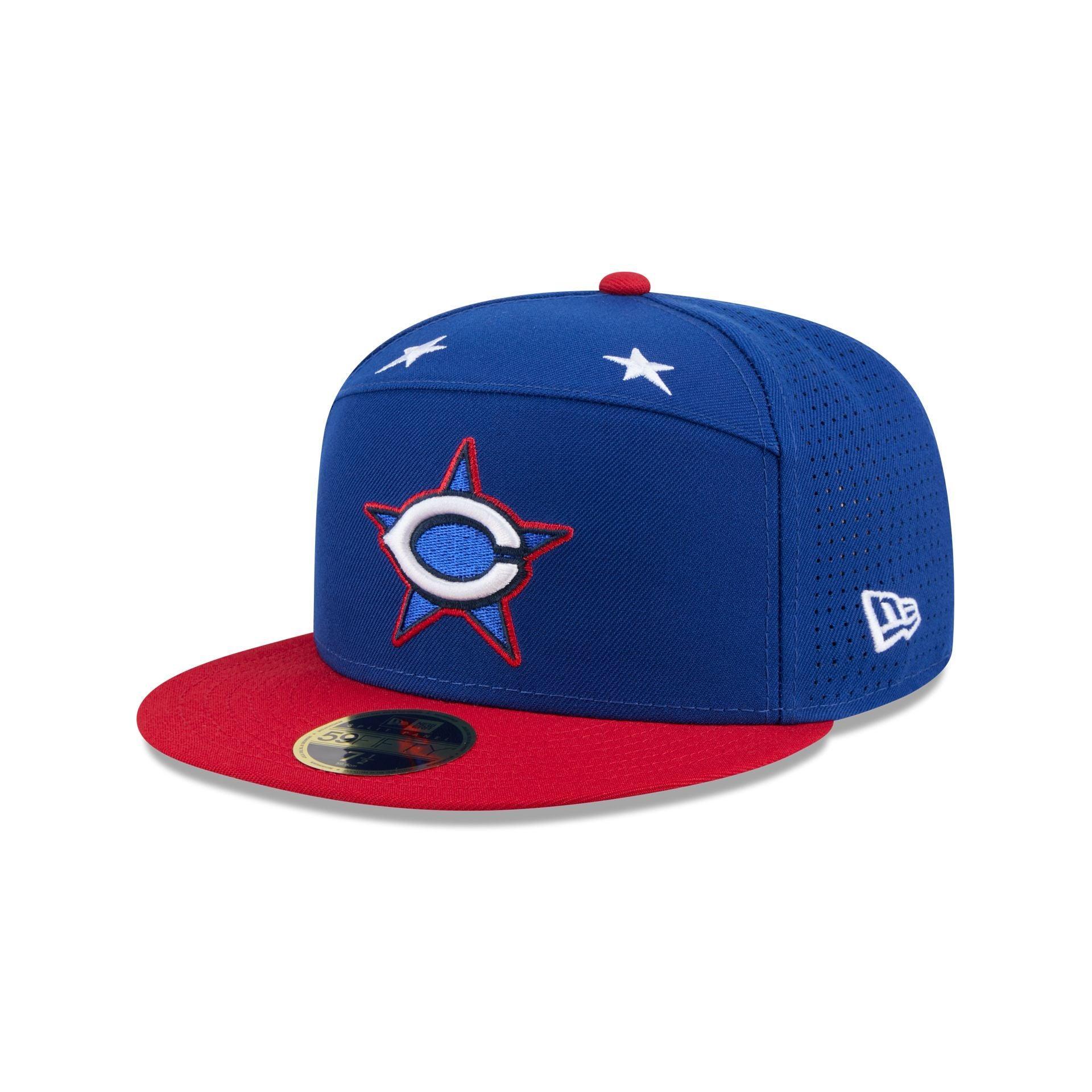 Cincinnati Reds 2025 All-Star Game Workout Split Panel 59FIFTY Fitted Hat Male Product Image