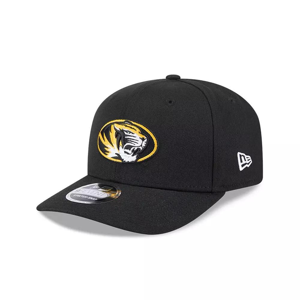 Men's New Era Black Missouri Tigers COOLERA 9SEVENTY Stretch-Snap Hat Product Image
