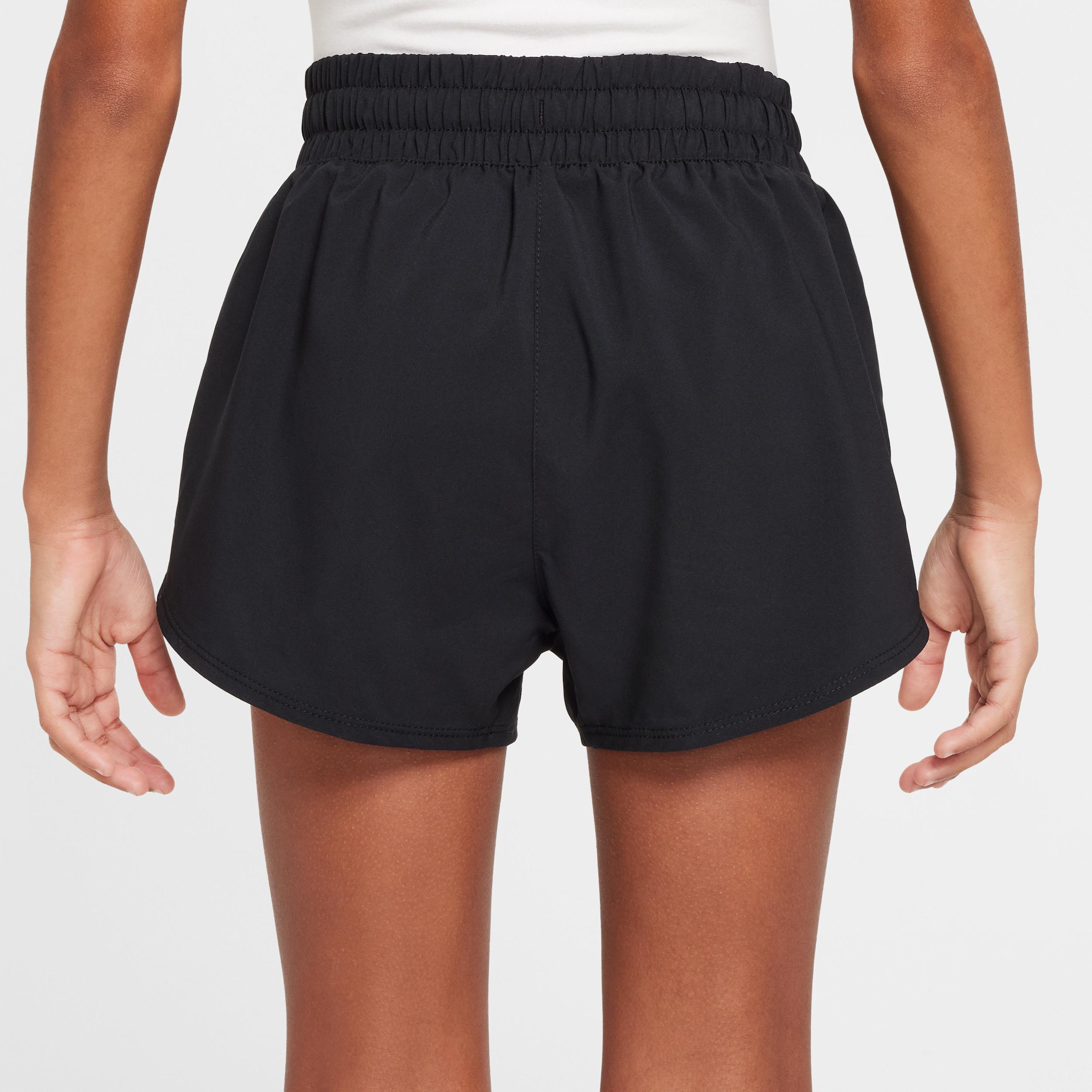 Girls 8-20 Nike One Dri-FIT 2-in-1 Shorts, Girl's, Size: Small, Black Product Image