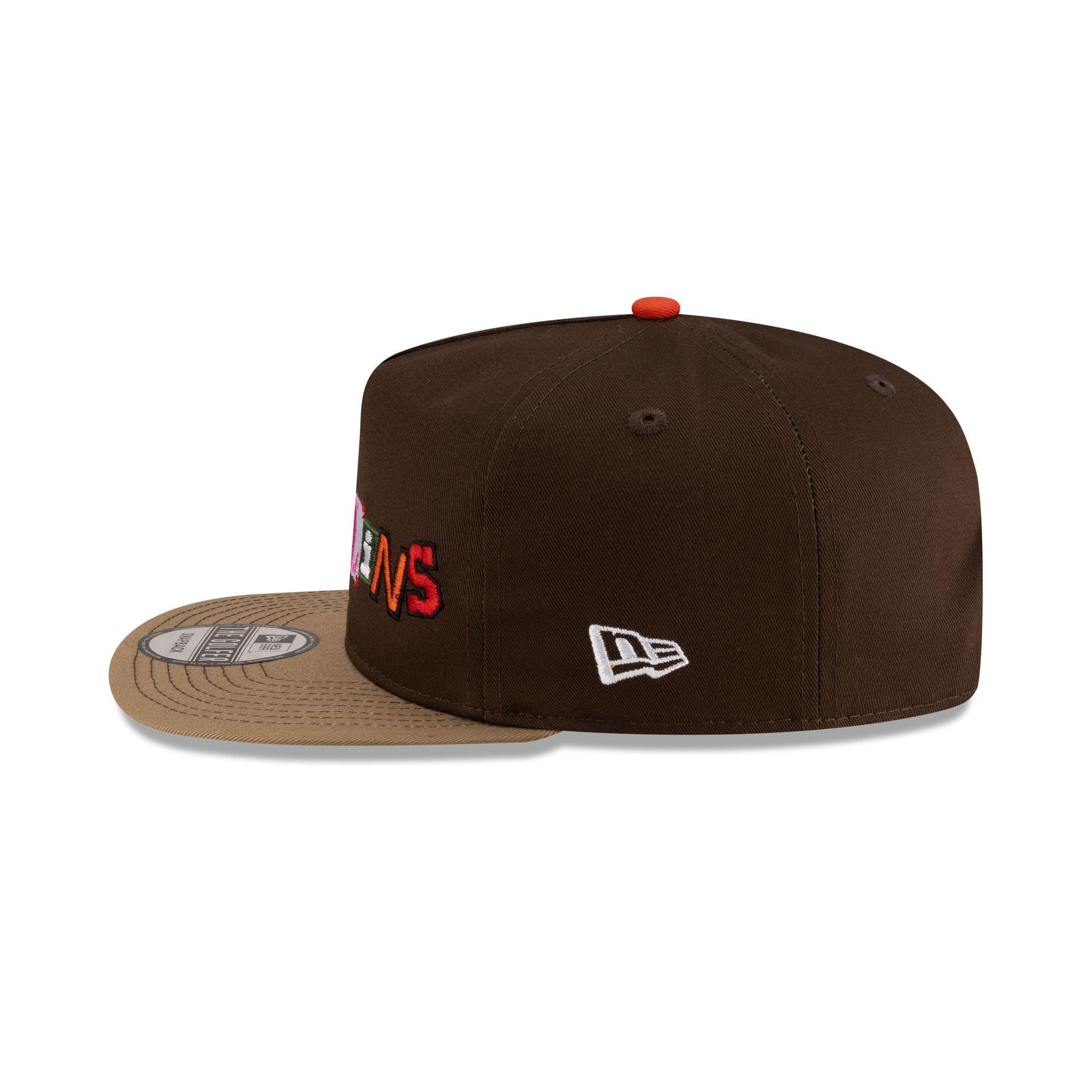 Tyler Herro x Miami Marlins Walnut Khaki Golfer Hat Male Product Image