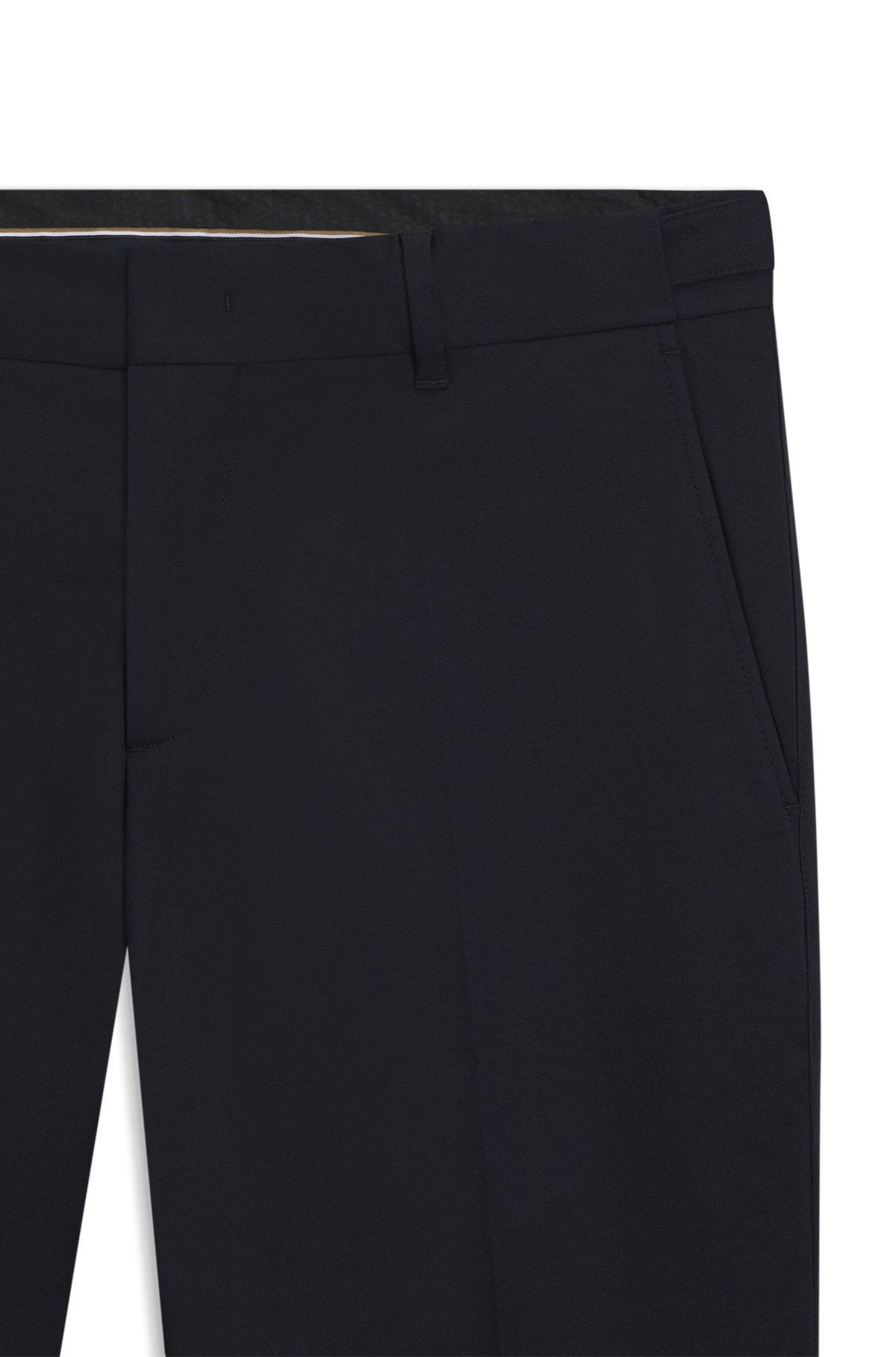 Formal trousers in comfort-stretch cotton Product Image