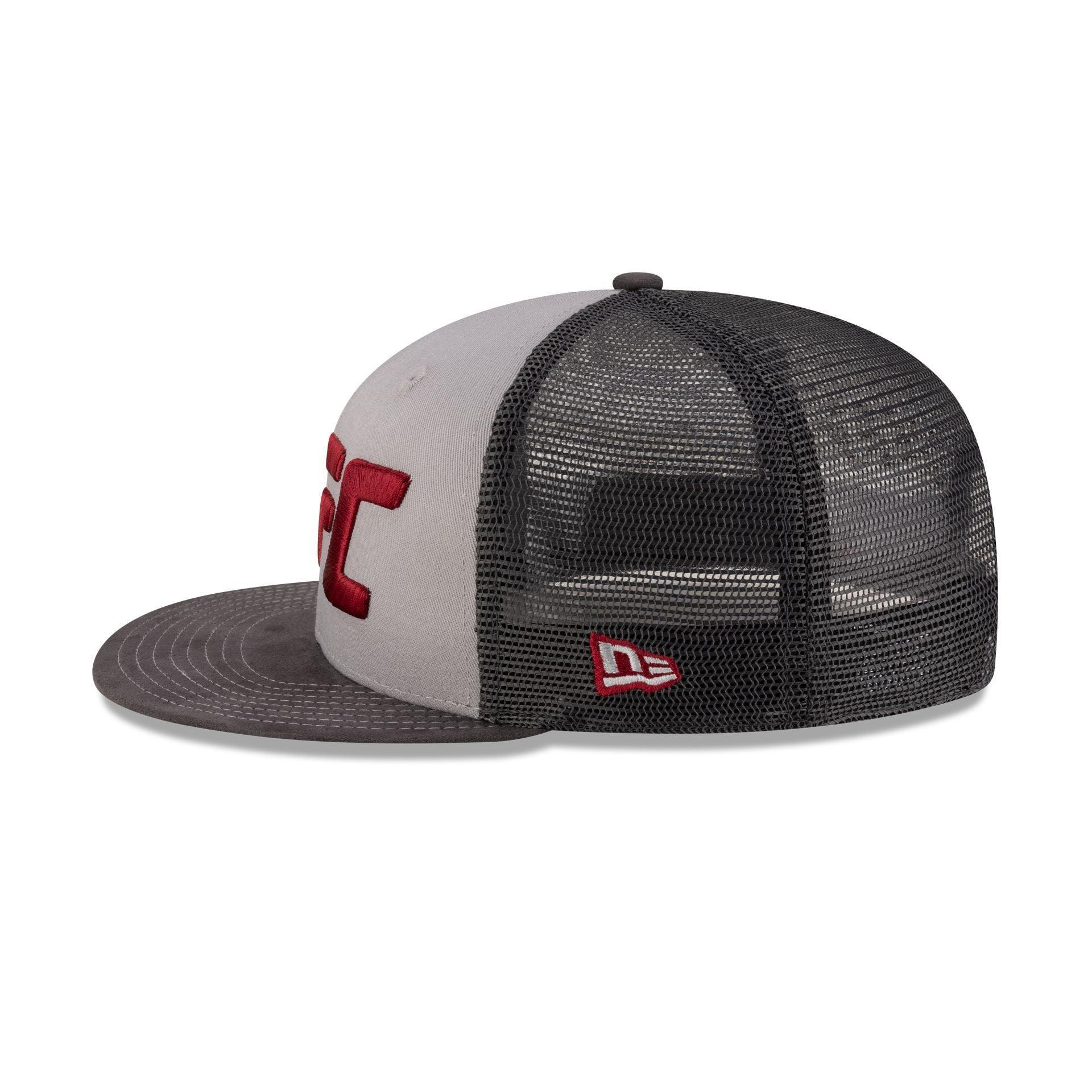 UFC Suede Gray 9FIFTY Trucker Hat Male Product Image