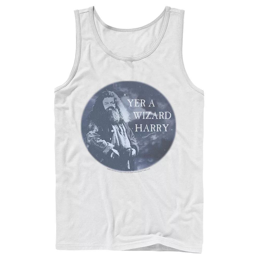 Mens Harry Potter Hagrid Yer A Wizard Harry Portrait Graphic Tank Top Product Image