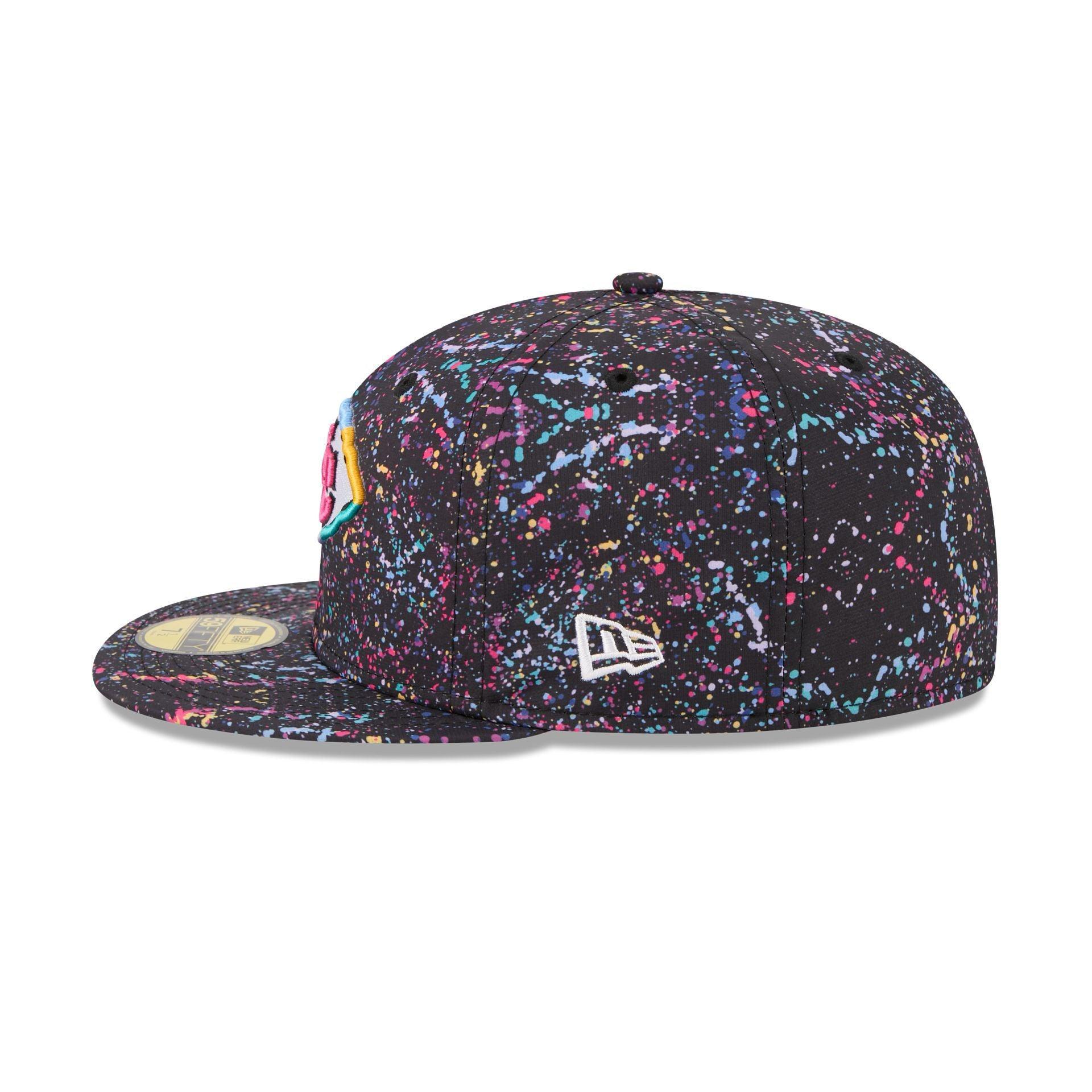 Los Angeles Dodgers Black Velvet 59FIFTY Fitted Hat Male Product Image