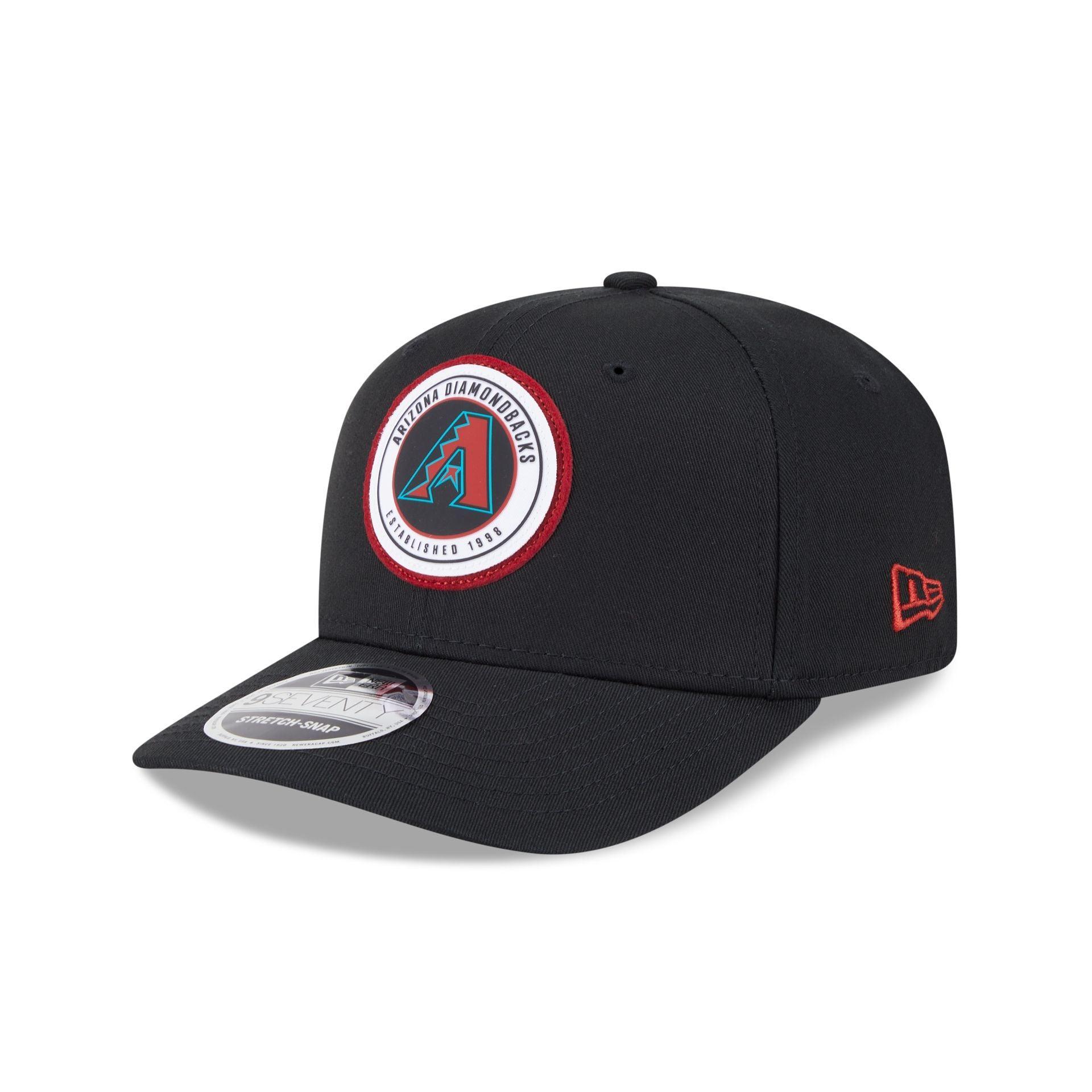 Los Angeles Lakers Circle Patch 9SEVENTY Stretch-Snap Hat Male Product Image