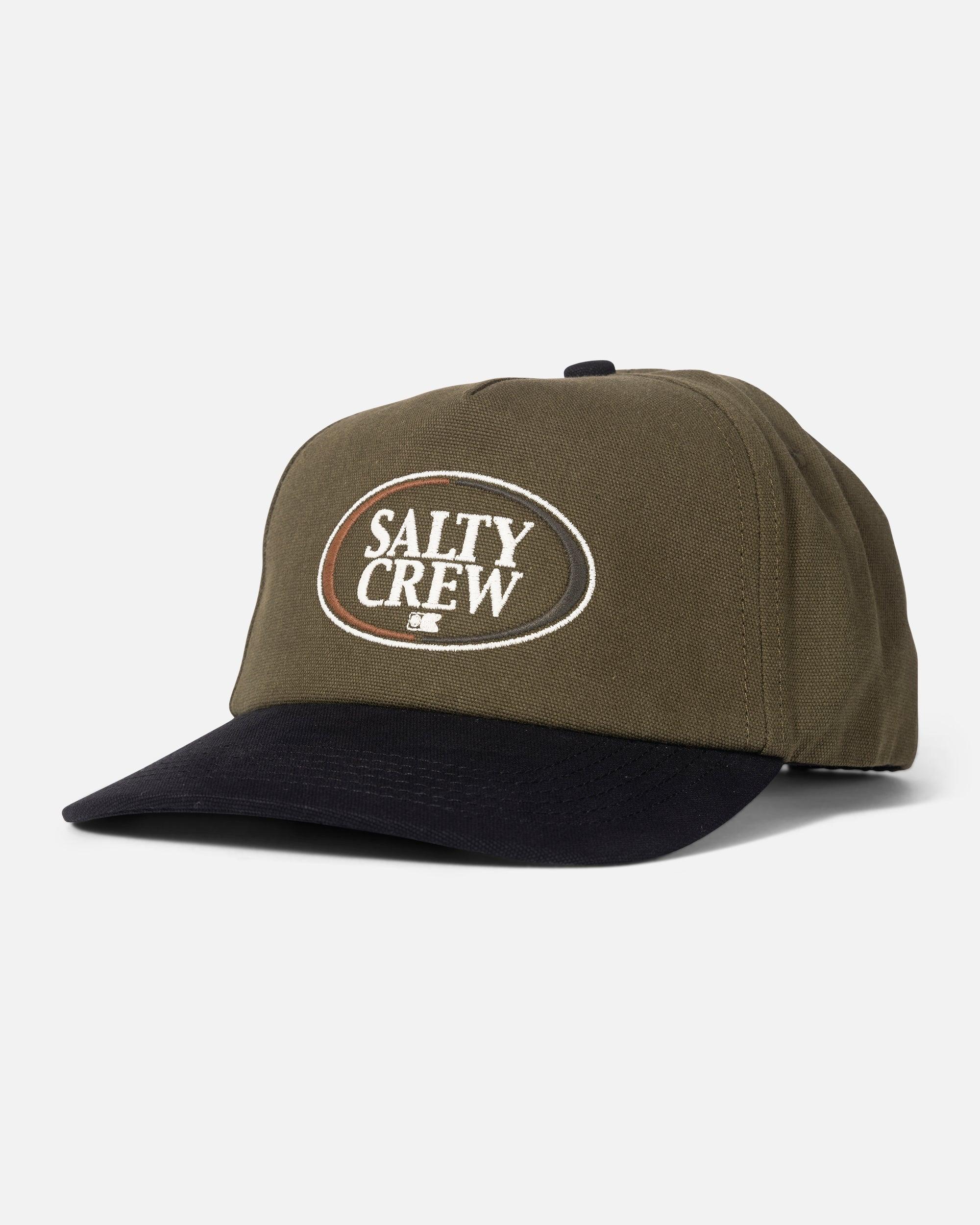 A-Frame 5 Panel Hat - Olive/Black Male Product Image