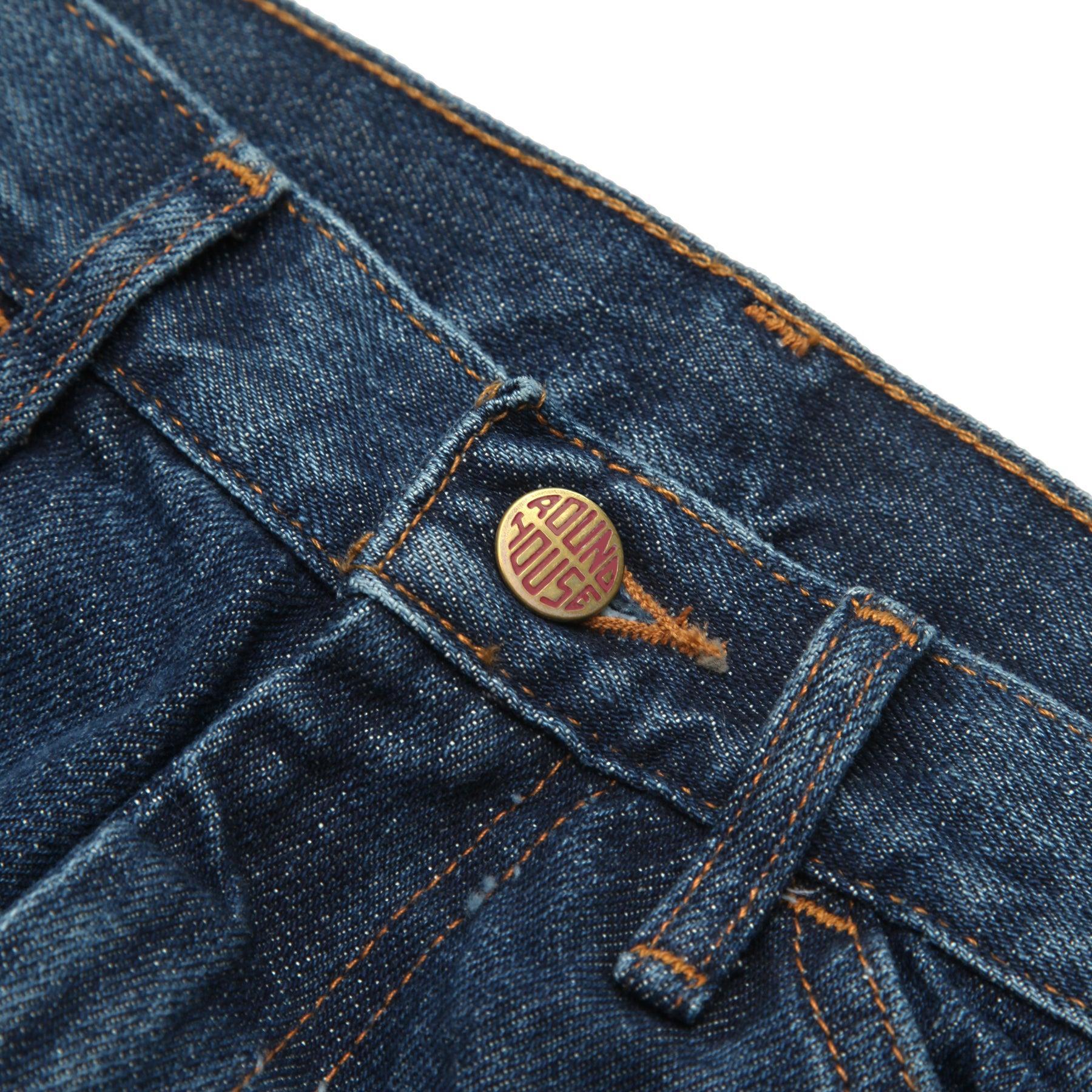 Round House 14oz Carpenter Jeans #1010 - Washed Indigo Product Image