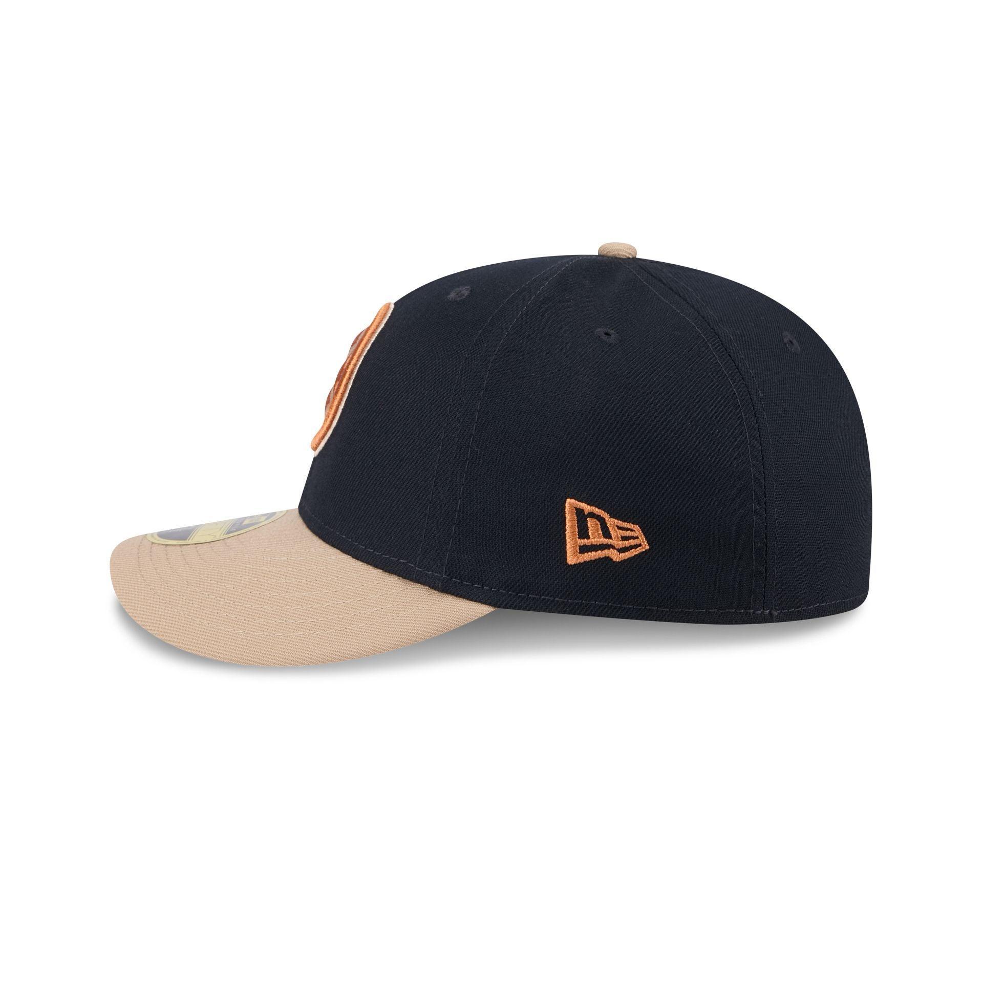 Cincinnati Reds Blue Ivory Low Profile 59FIFTY Fitted Hat Male Product Image