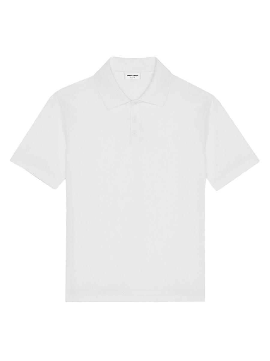 Womens Cassandre Polo Shirt In Cotton Piqu Product Image