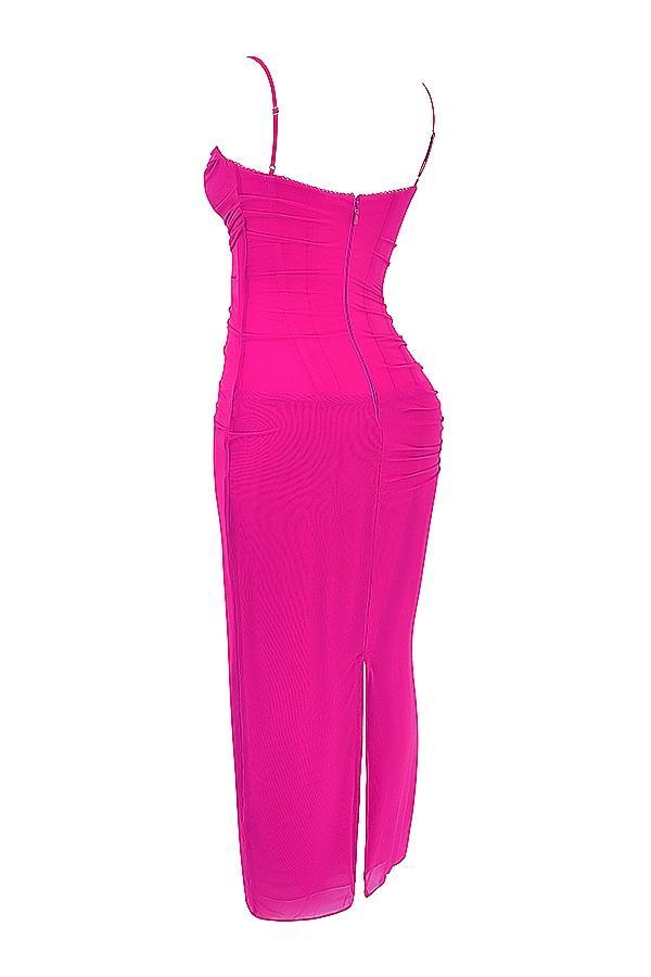Nalini Fuchsia Maxi Dress Product Image