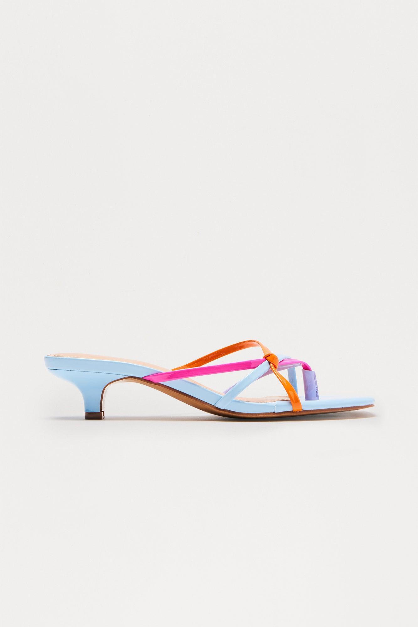 Anywhere Kitten Heels - Blue Product Image